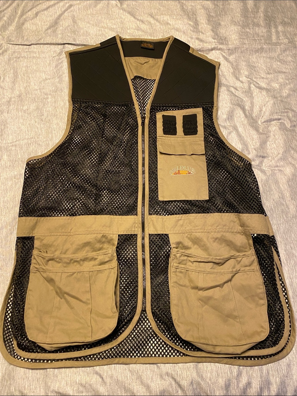 Fieldline Men’s Fishing Sportsman Vest Full Zip Sz XL/XXL